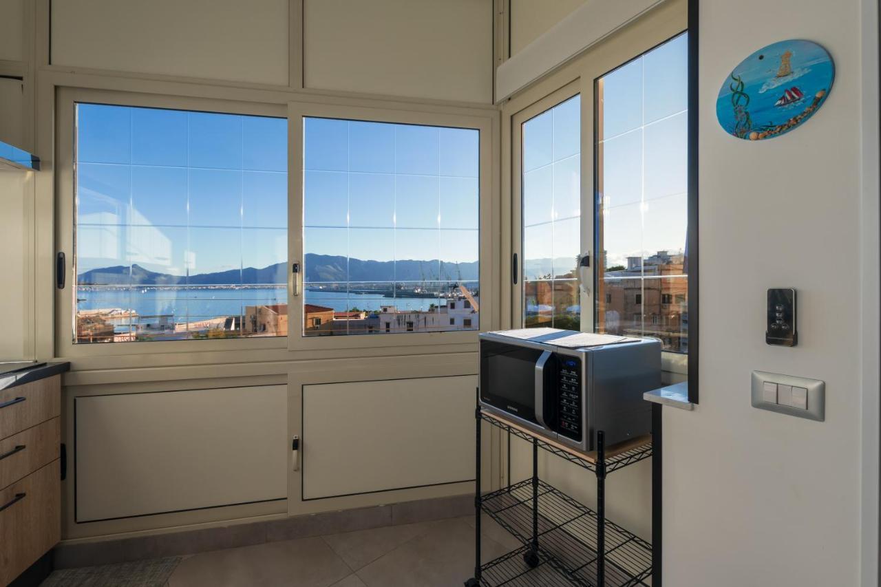 Apartamento Casa De Paoli - Vista Mare Arenella, Palermo Con Parcheggio Privato Exterior foto