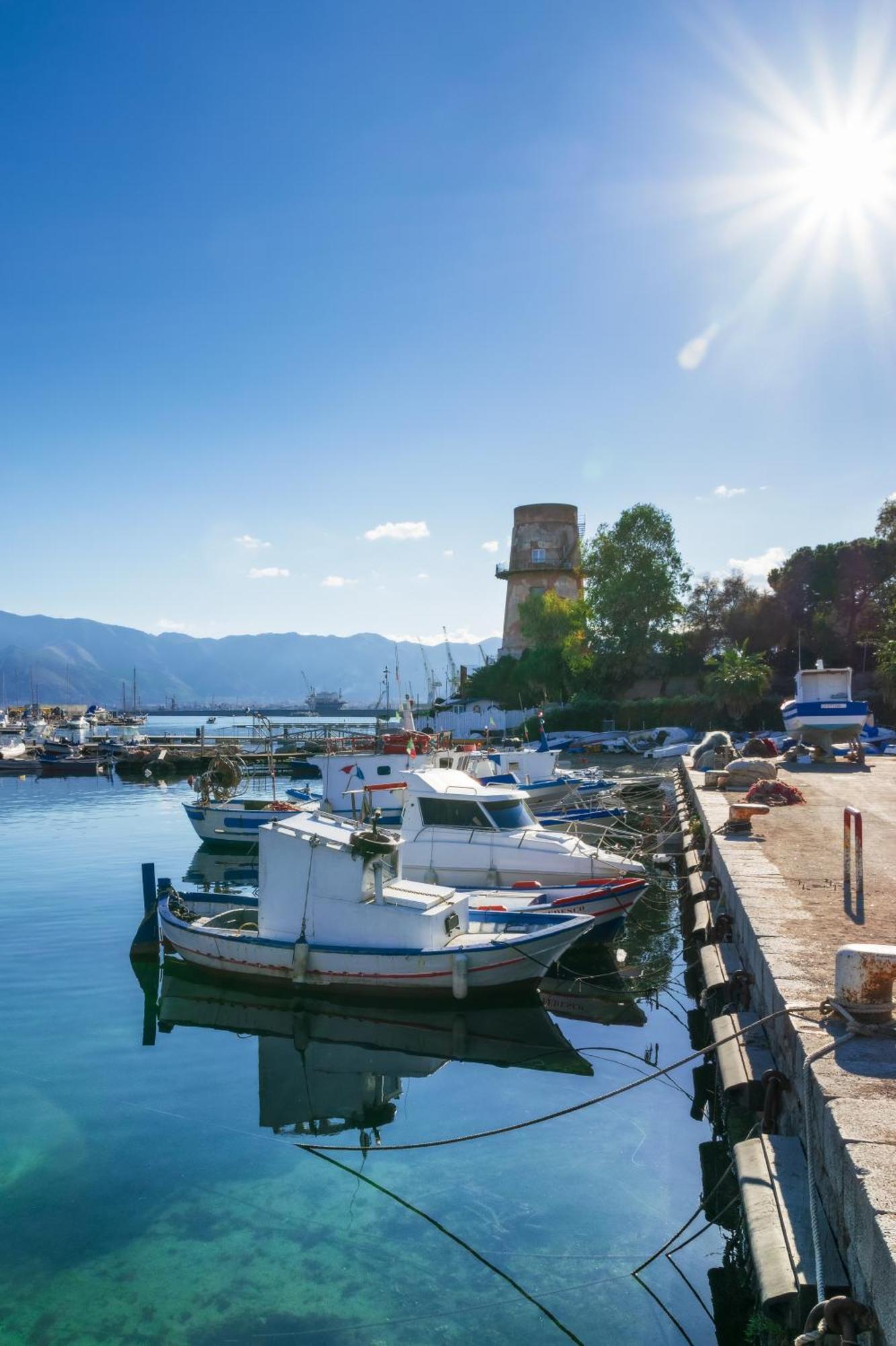 Apartamento Casa De Paoli - Vista Mare Arenella, Palermo Con Parcheggio Privato Exterior foto